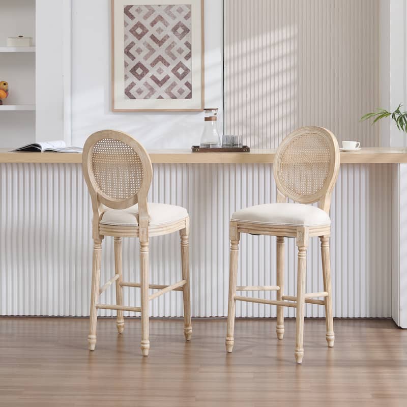 Upholstered Counter Height Chairs Side Chairs Set of 2