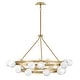 preview thumbnail 4 of 6, Fredrick Ramond FR41905 Selene 18 Light 48" Wide Ring Chandelier