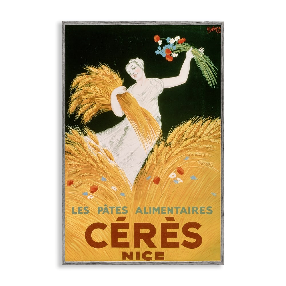 Stupell Antique Ceres Goddess Framed Giclee Art Design By Marcus Jules