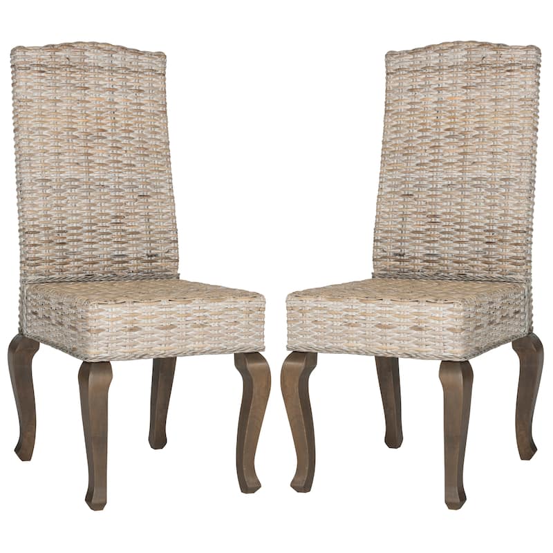 SAFAVIEH Justyne Grey Dining Chair (Set of 2) - 19Wx24Dx41H