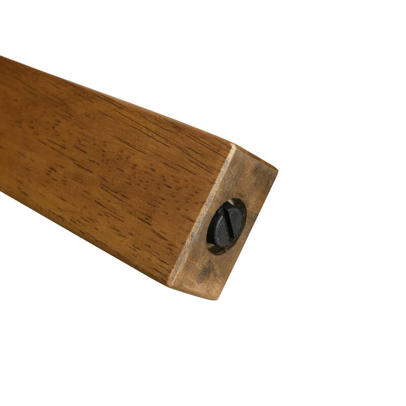 Roomfitters Tara Indoor Wooden Barstools with Ivory Upholstery, Light Walnut Finish