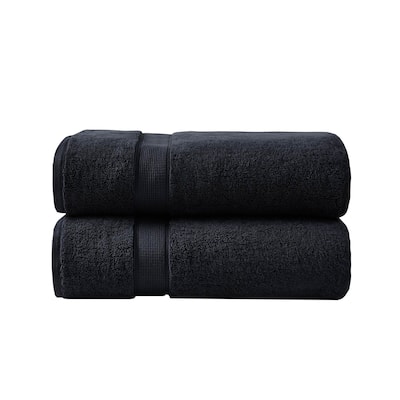 Ultra-Soft One hundred percent Cotton Absorbent Towel Set 34x68" - 2PK
