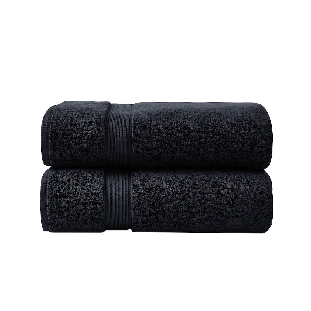Ultra-Soft One hundred percent Cotton Absorbent Towel Set 34x68" - 2PK