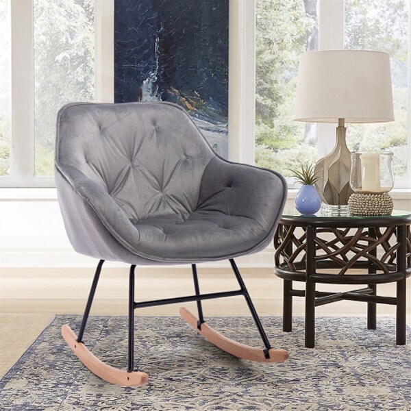 Rocking on sale chair sleeper