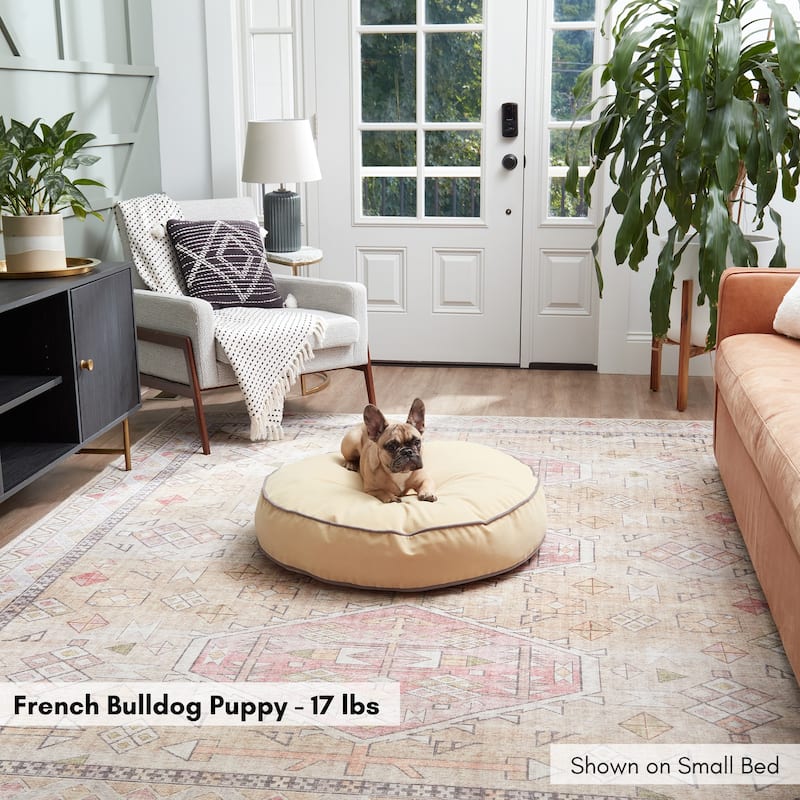 Scout Round Reversible Pillow Dog Bed