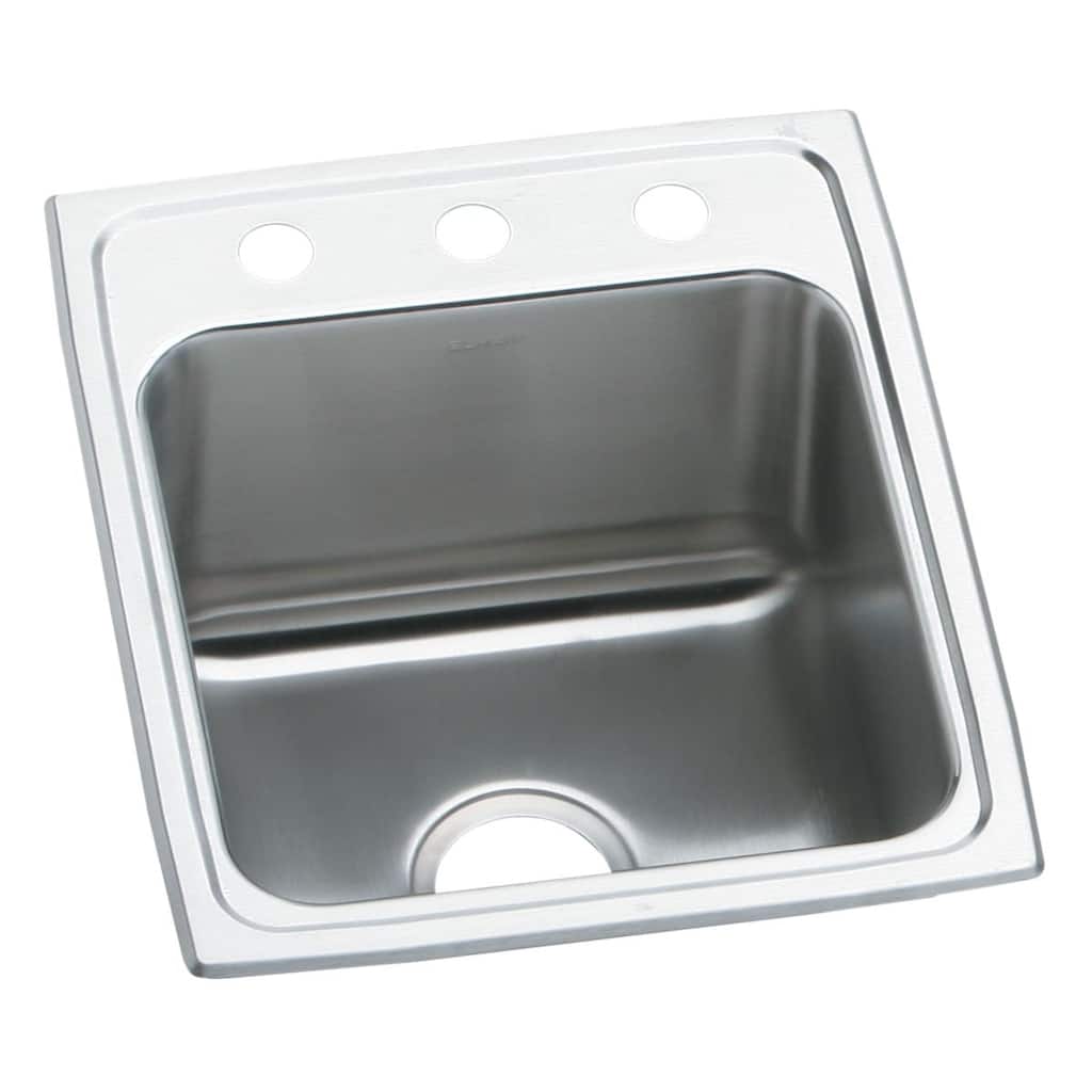 Elkay Lustertone Classic Stainless Steel 15" x 22" x 5-1/2", Single Bowl Drop-in ADA Sink