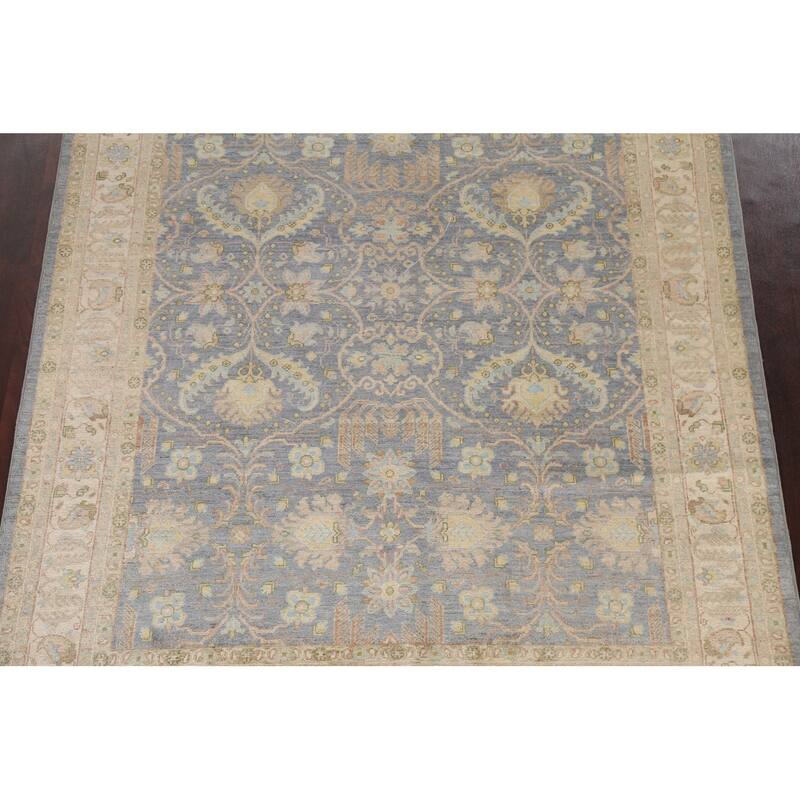 Traditional Vegetable Dye Oushak Turkish Area Rug Wool Hand-knotted - 5'9" x 7'9"