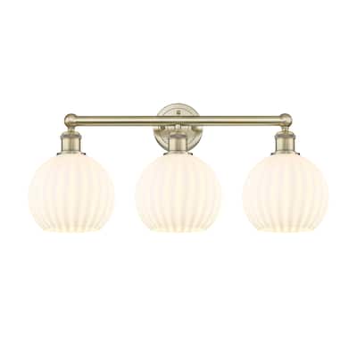 Innovations Lighting 616-3W 12 26 White Venetian Vanity White Venetian