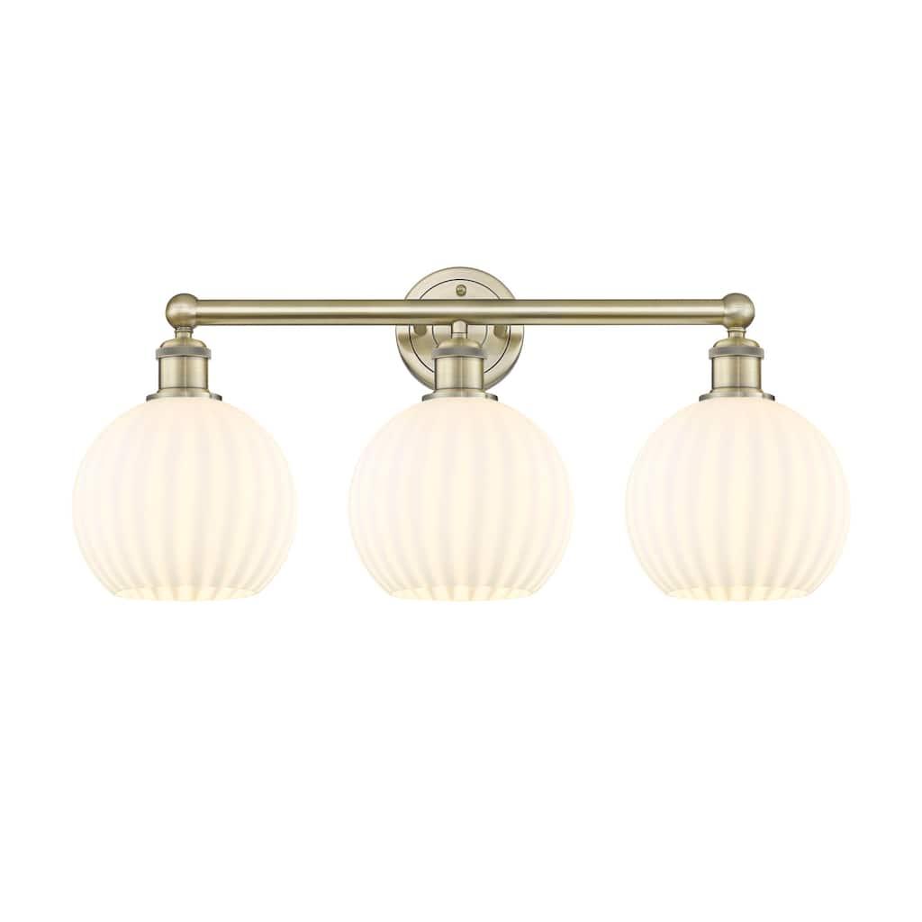 Innovations Lighting 616-3W 12 26 White Venetian Vanity White Venetian