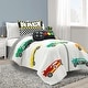 preview thumbnail 3 of 26, Lush Decor Racing Cars Reversible Oversized Comforter Set White - Twin