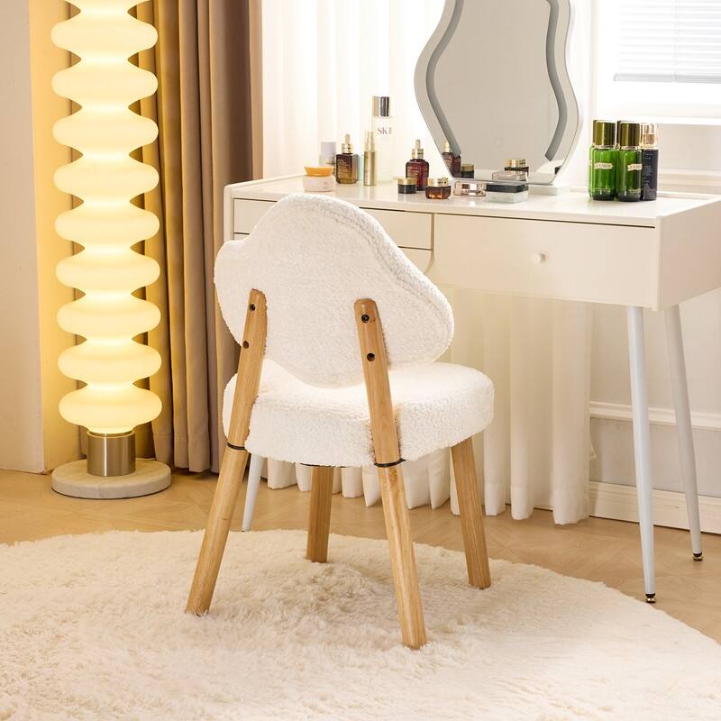 Cloud Puff Soft Accent Chair – Cozy Vanity & Lounge Chair