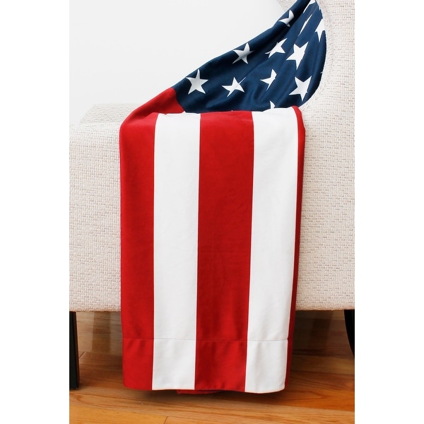 50x60 Erica American Flag Decorative Throw. Opens flyout.