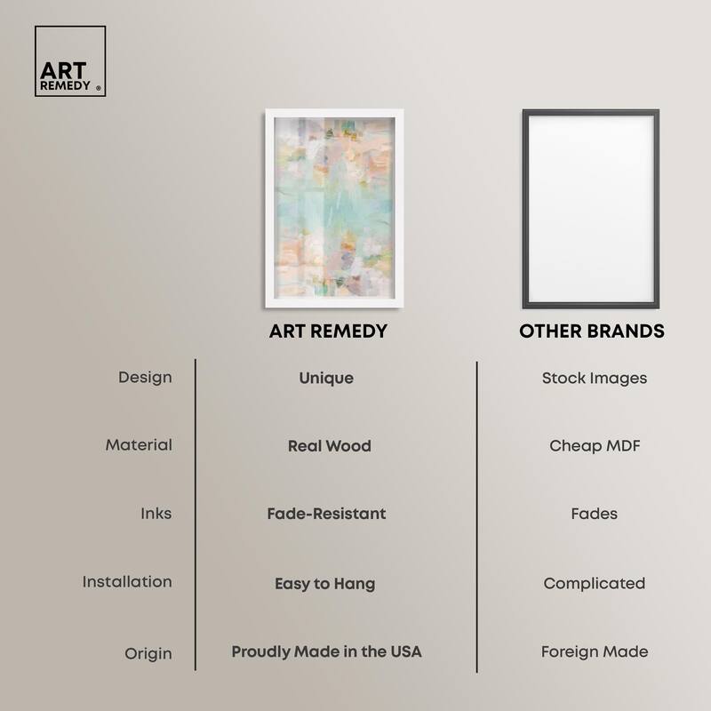 Expressive Swirls Shadowbox by Art Remedy