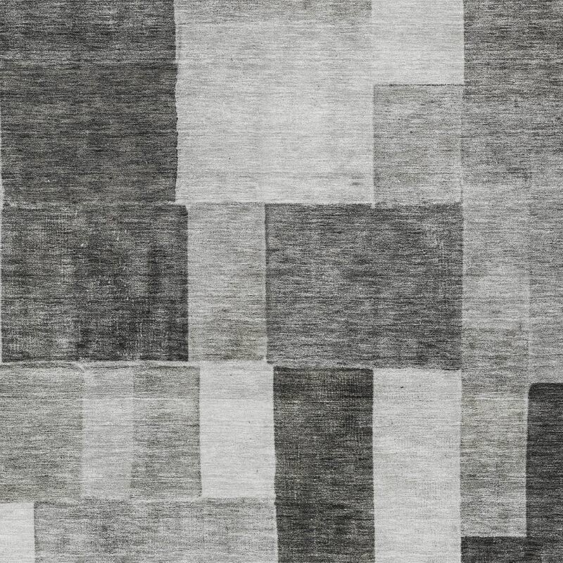 HomeRoots Geometric Transitional Rectangle Outdoor Rug
