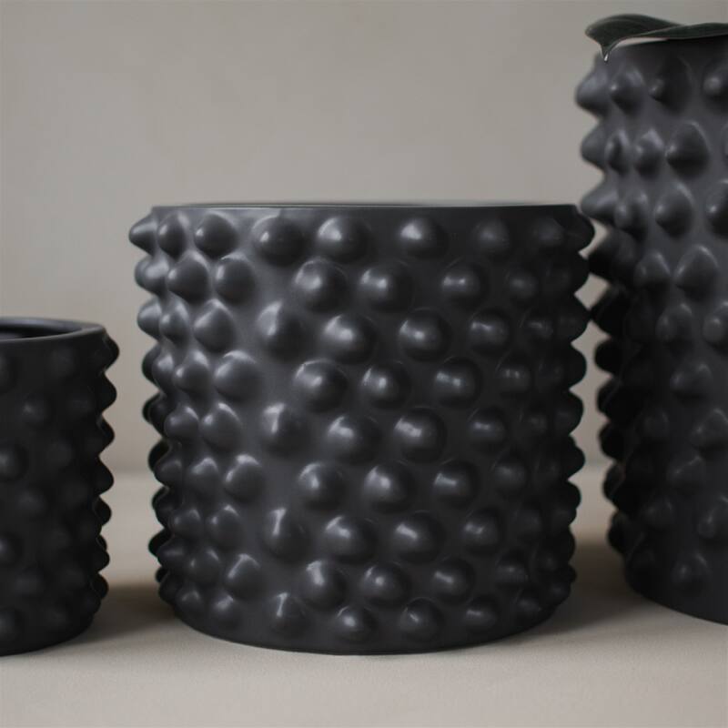 Sm. CLOUDY Planter Dark Grey - Dark Grey