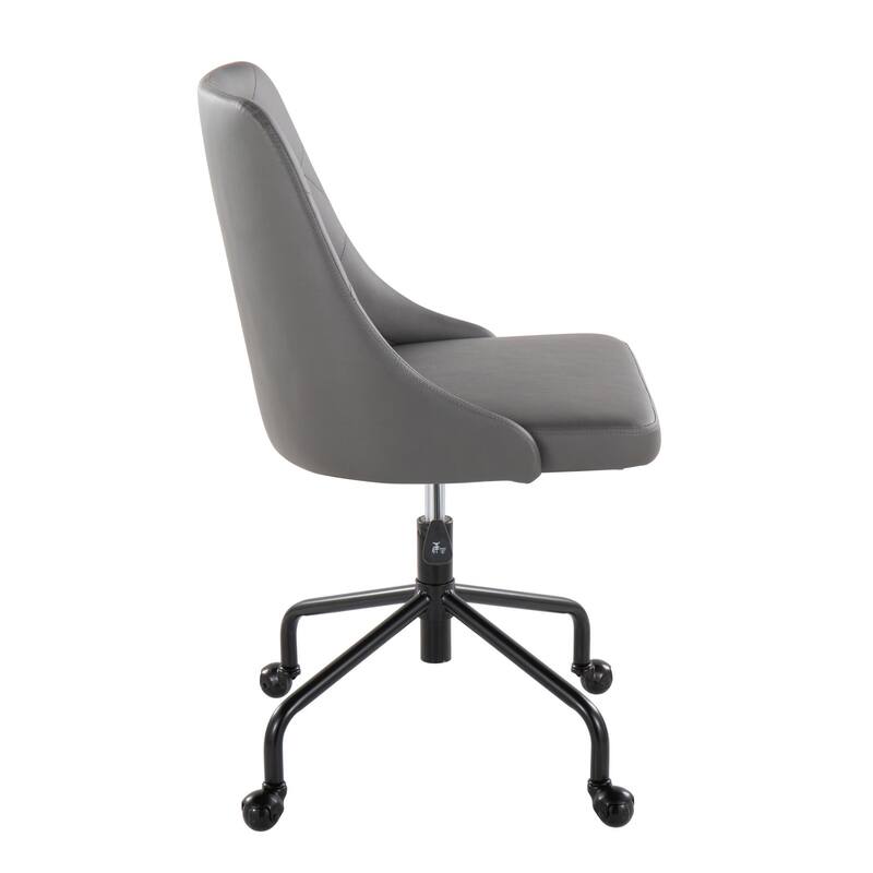 Silver Orchid Ockelbo Adjustable Office Chair with 4-Star Caster Base
