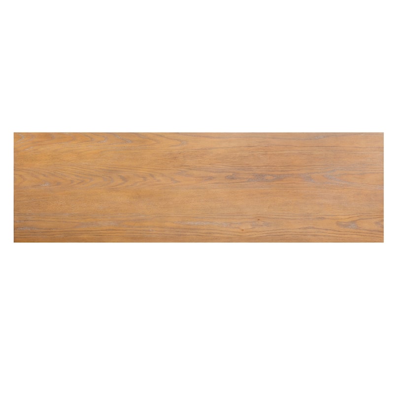 Magnussen Home Lindon Belgian Wheat Console Sofa Table - 66''W x 20''D x 36''H