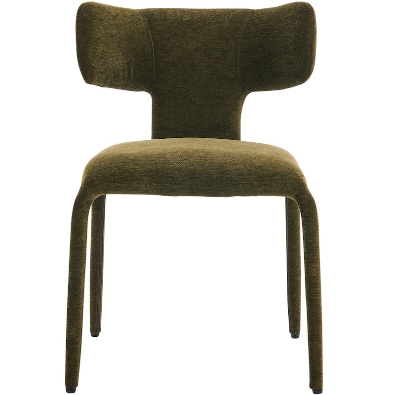 Modern Dining Chairs Set of 2, 18.9"Wx18.5"D Contemporary Fabric Side Chairs