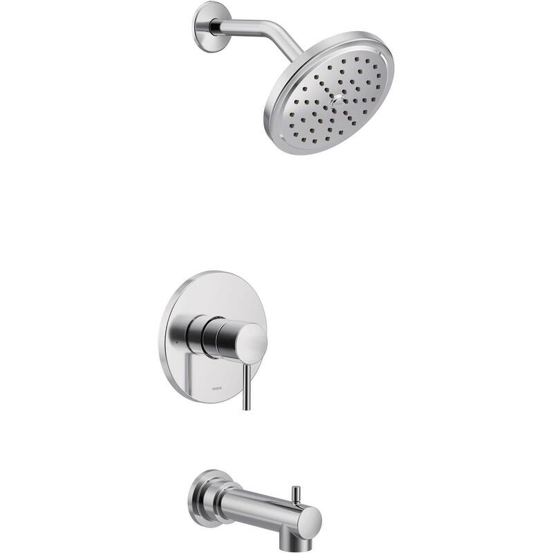 Moen UT3293EP Align Tub and Shower Trim Package with 1.75 GPM Single - Chrome - Chrome