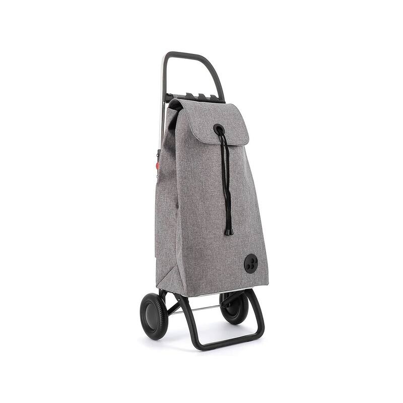 Rolser I-Max Tweed 2 Wheel Foldable Shopping Trolley - 41.14" H x 16.14" W x 12.6" D