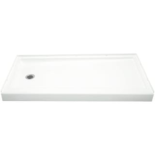 Sterling 72171110 Ensemble 60" x 30" x 5" Vikrell Shower Pan with