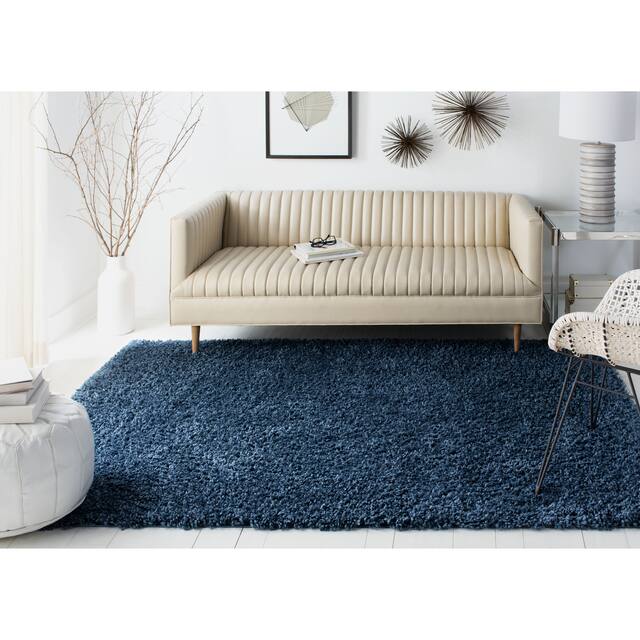 SAFAVIEH August Shag Veroana Solid 1.5-inch Thick Rug