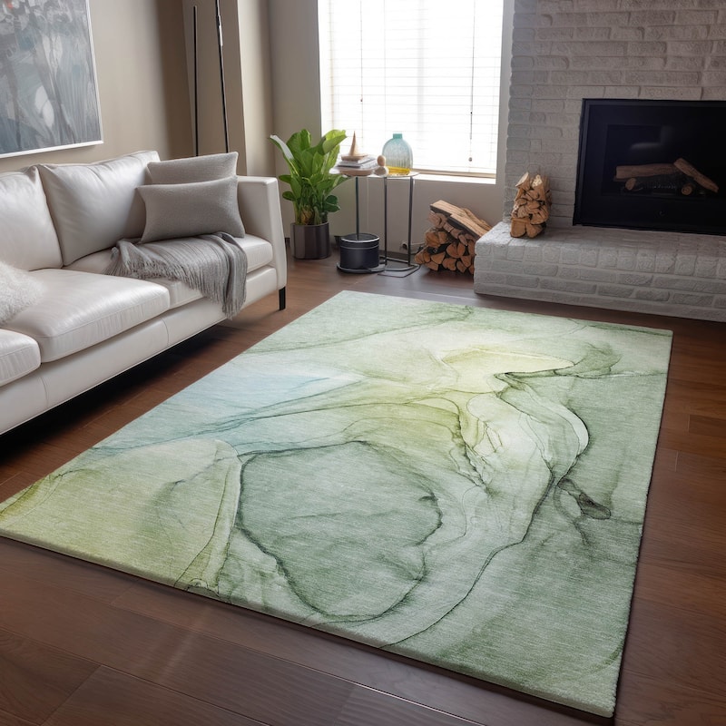 Premium Washable Super Soft Abstract Contemporary Mayfield Rug