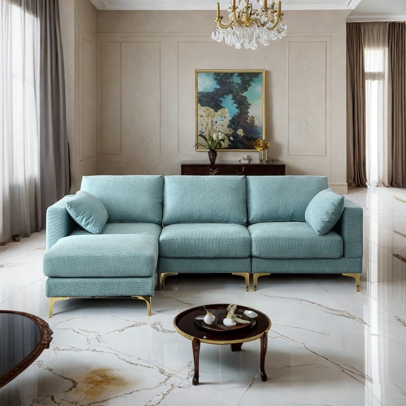 Turquoise sectional shop couch