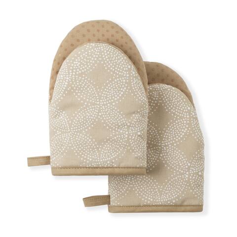 Tommy Bahama Island Tile Mini Mitt Set, 2-Pack - 5.5"x8"