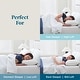 preview thumbnail 4 of 10, LUCID Comfort Collection Fiber + Shredded Foam Pillow