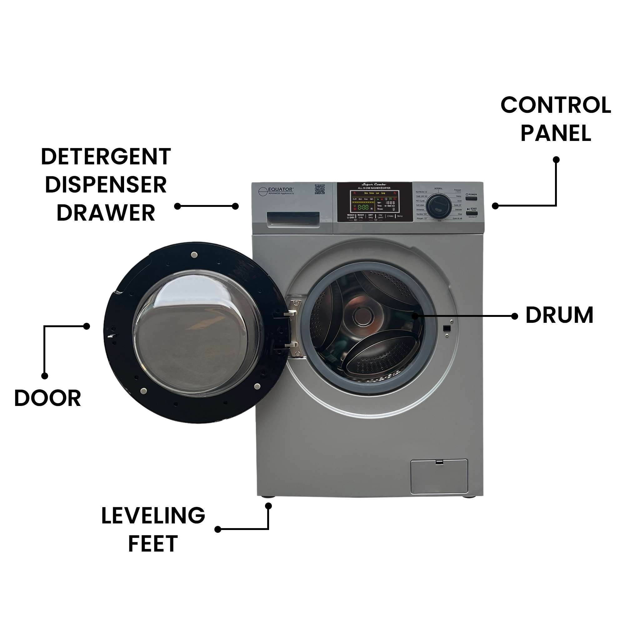 Equator washer dryer combo parts hot sale
