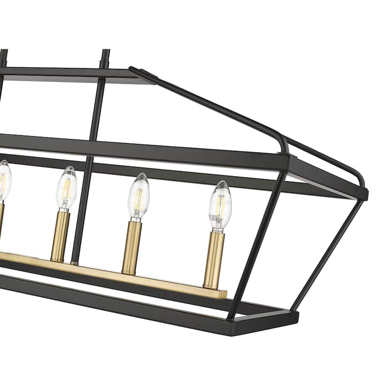 Millennium Lighting 13406 Surrey 6 Light 42" Wide Taper Candle Linear