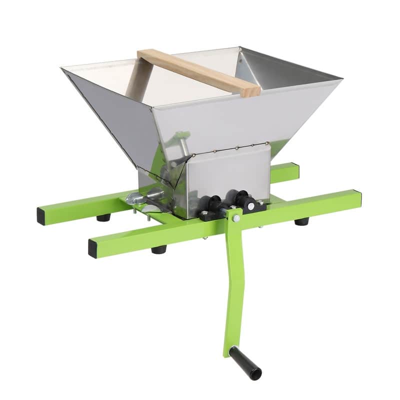 7L(1.8 Gal) Manual Juicer Grinder Fruit Scratter Pulper for Wine and Cider Manual Pressing