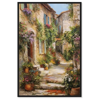 Mediterranean Charm II Canvas by Art Remedy