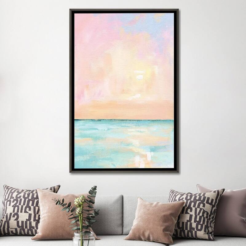 "Pastel Florida Sunset" by April Moffatt Framed