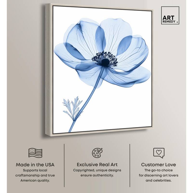 Floral Radiograph Canvas by Art Remedy