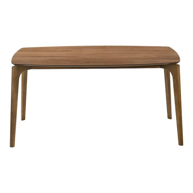 Furniture of America Lantel Mid-Century Modern Walnut 59-inch Wood Dining Table