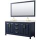 Option Dark Blue, Gold Trim, Giotto Quartz Top