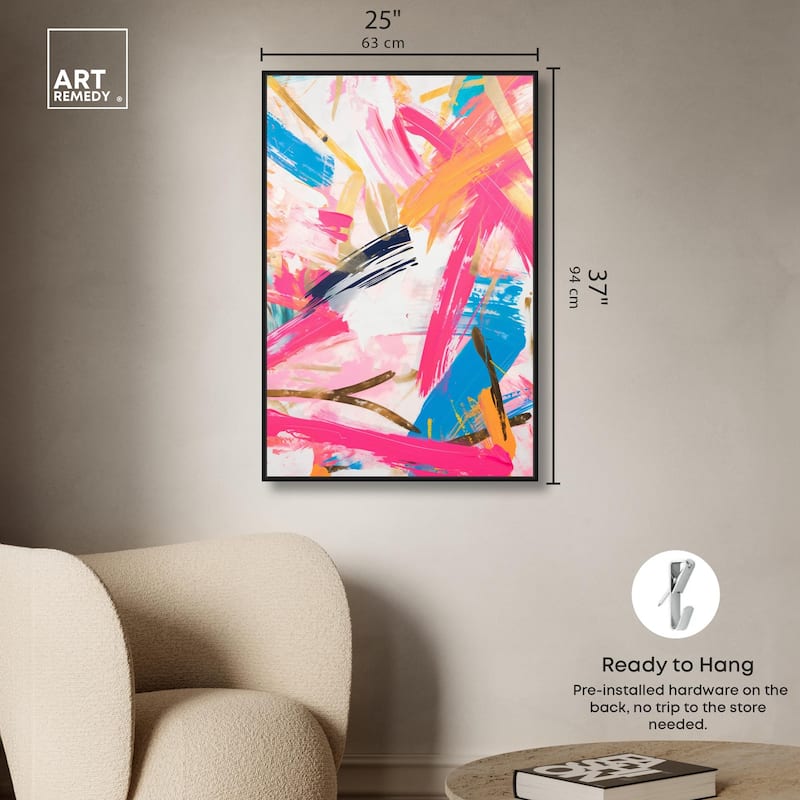 Exuberant Hues IV Canvas by Art Remedy