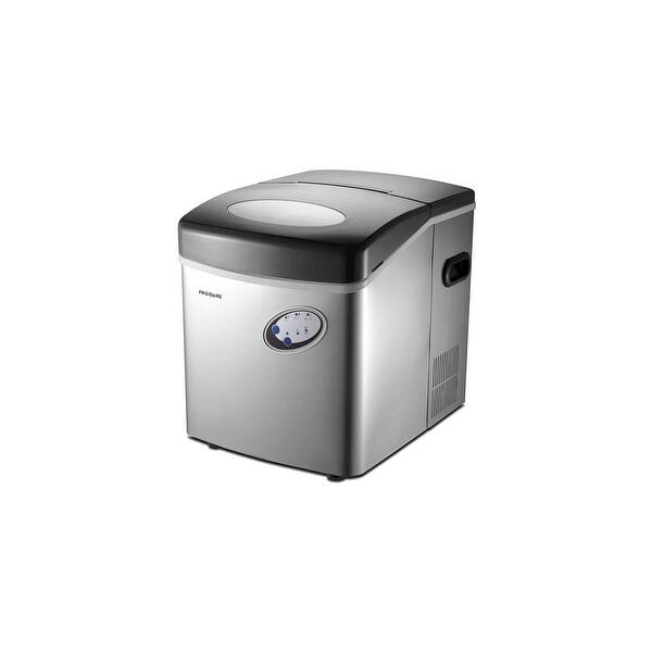 Shop Frigidaire Extra Large Ice Maker Stainless Steel 48 Pounds Of Ice Efic115 Ss Refurbished Overstock 27594748