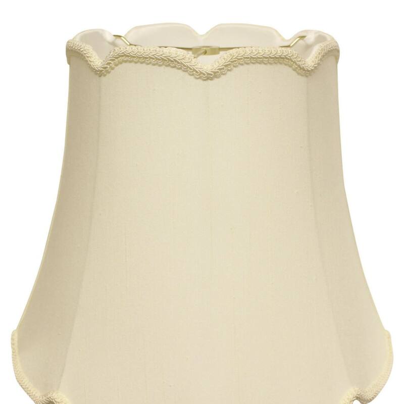 Cyliner "V" Notch Softback Lampshade with Washer Fitter, Egg