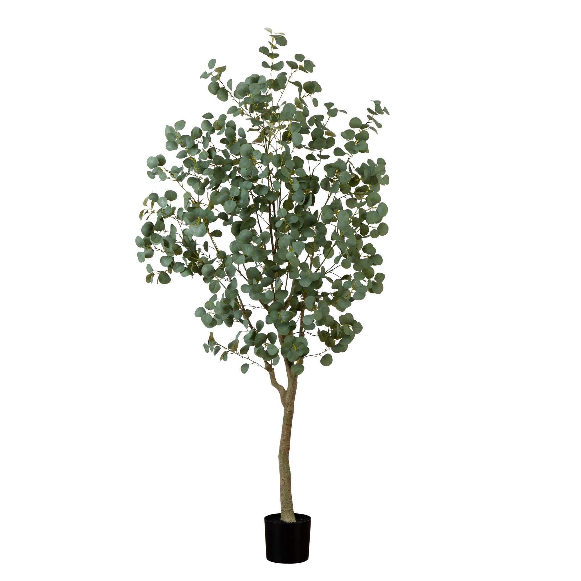 7' Artificial Greco Eucalyptus Tree - Green