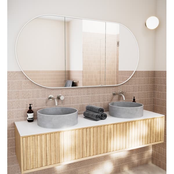 slide 2 of 9, Stainless Steel Pill Medicine Cabinet White