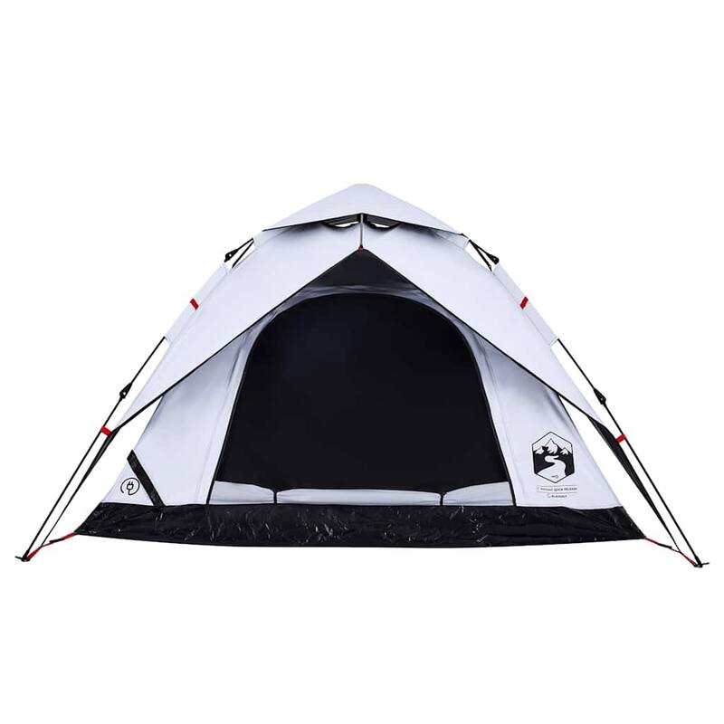 vidaXL Camping Tent Dome Shelter Blackout Outdoor Patio Fabric Quick Release - 90.6 x 90.6 x 55.1