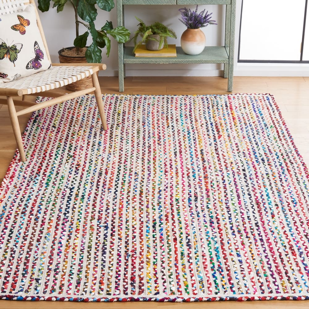 SAFAVIEH Handmade Braided Yelva Boho Cotton Rug