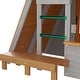 preview thumbnail 7 of 6, Outdoor Wooden Play House Play Set for Kids with Lookout Post,Telescope and Climb Ramp