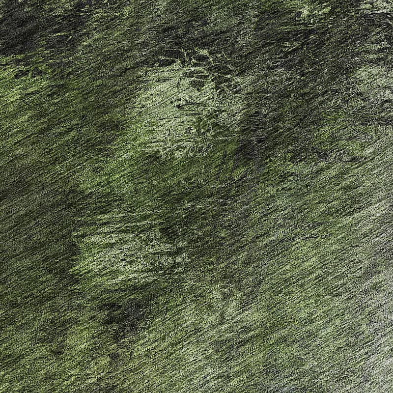 Machine Washable Indoor/ Outdoor Chantille Abstract Watercolor Rug