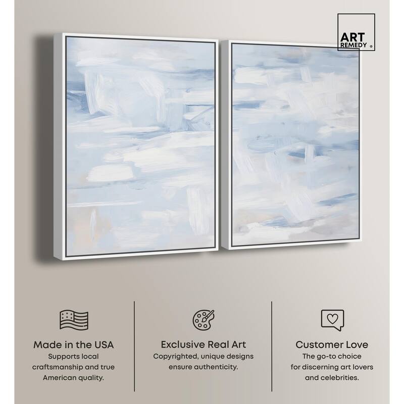 Frozen in Time II Canvas Set of 2 by Art Remedy