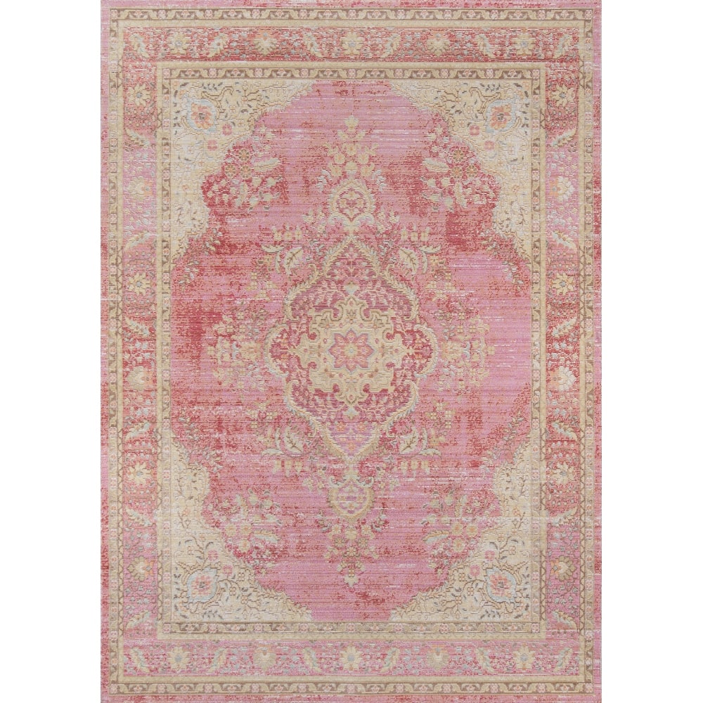 Skyline Decor Pink Isabella Rugs in Runner Shape - Big