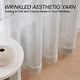 preview thumbnail 21 of 29, Deconovo Bedroom Crepe Solid Sheer Voile Curtain (2 Panels)